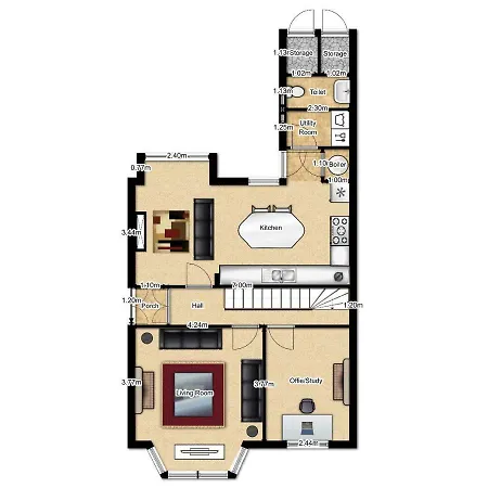 Tatil Evi Harrington House, Victorian With Parking