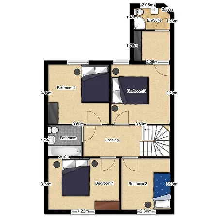 度假居 Harrington House, Victorian With Parking *